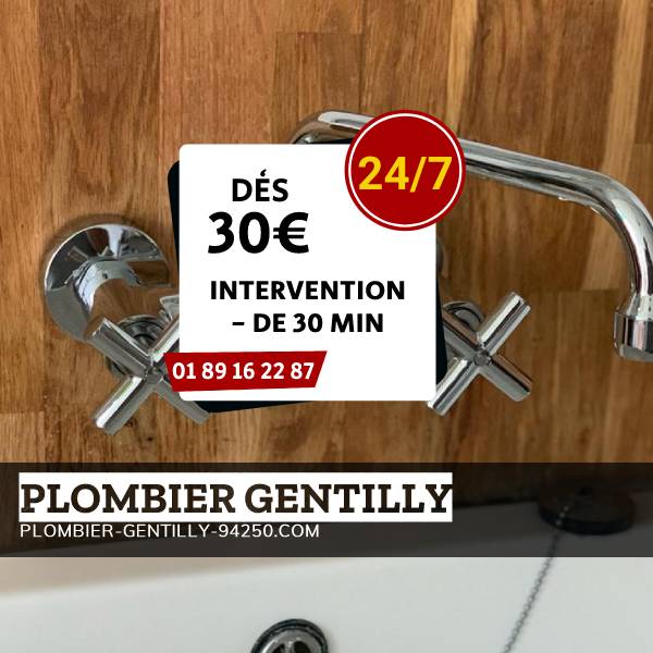 plombier de Gentilly pas cher